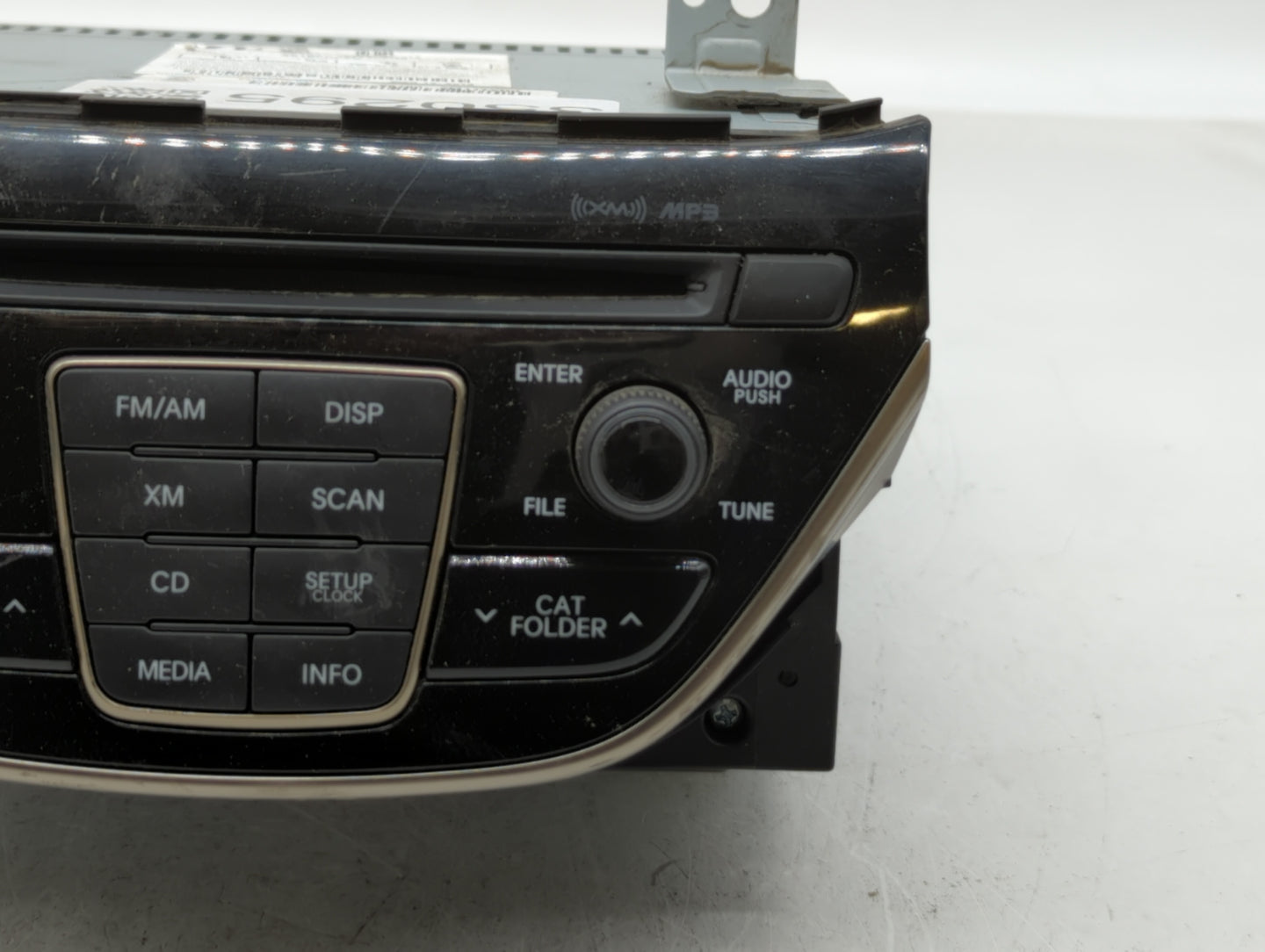 2013 Hyundai Genesis Radio AM FM Cd Player Receiver Replacement P/N:96180-2M117YHG Fits OEM Used Auto Parts - Oemusedautopar