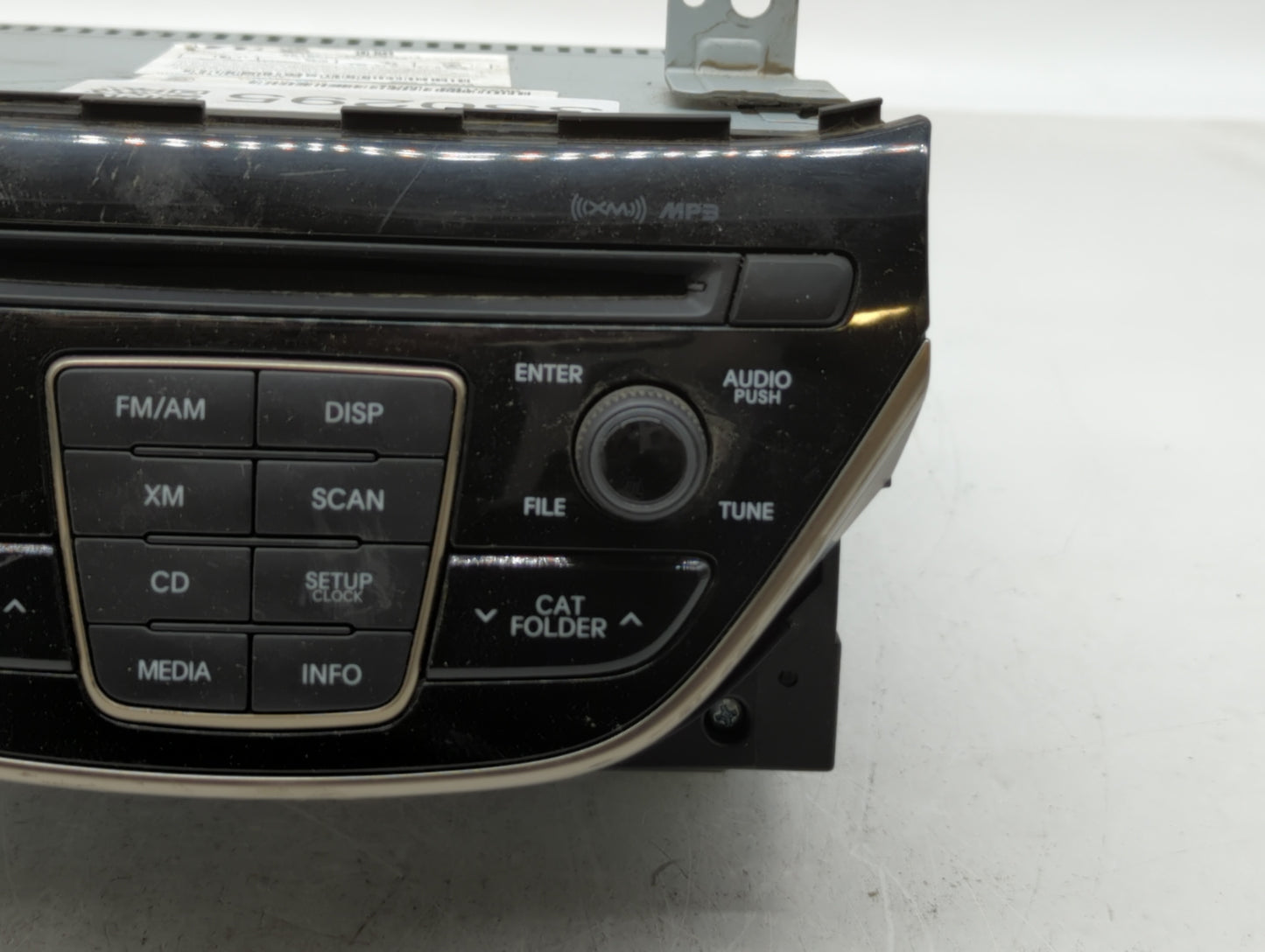 2013 Hyundai Genesis Radio AM FM Cd Player Receiver Replacement P/N:96180-2M117YHG Fits OEM Used Auto Parts - Oemusedautopar