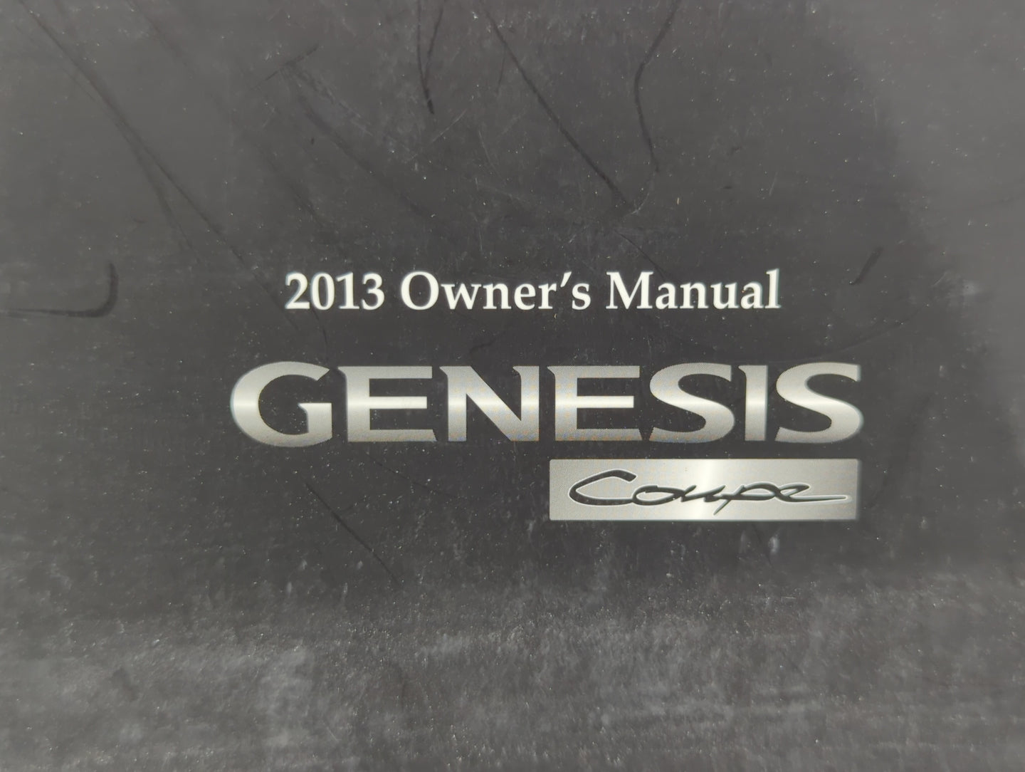 2013 Hyundai Genesis Owners Manual Book Guide OEM Used Auto Parts - Oemusedautoparts1.com