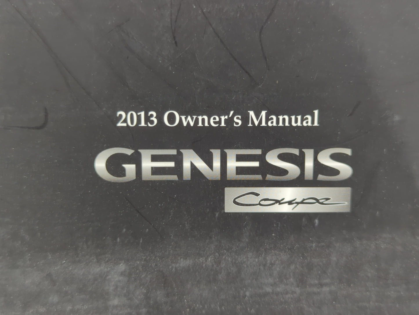 2013 Hyundai Genesis Owners Manual Book Guide OEM Used Auto Parts - Oemusedautoparts1.com