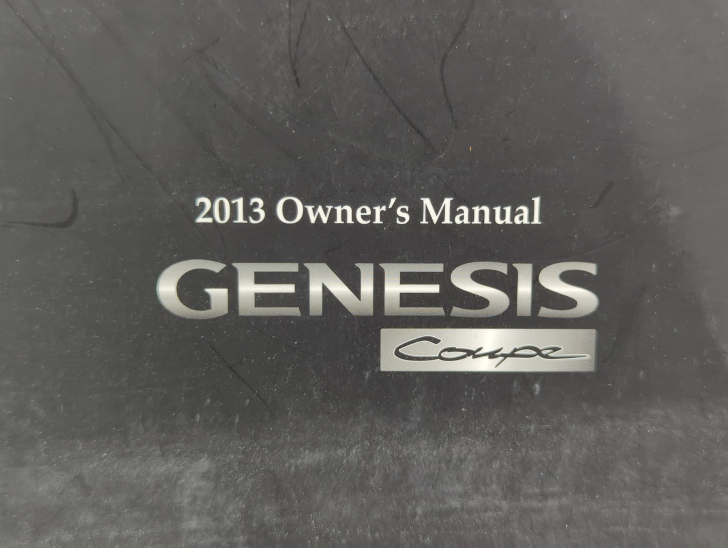 2013 Hyundai Genesis Owners Manual Book Guide OEM Used Auto Parts - Oemusedautoparts1.com