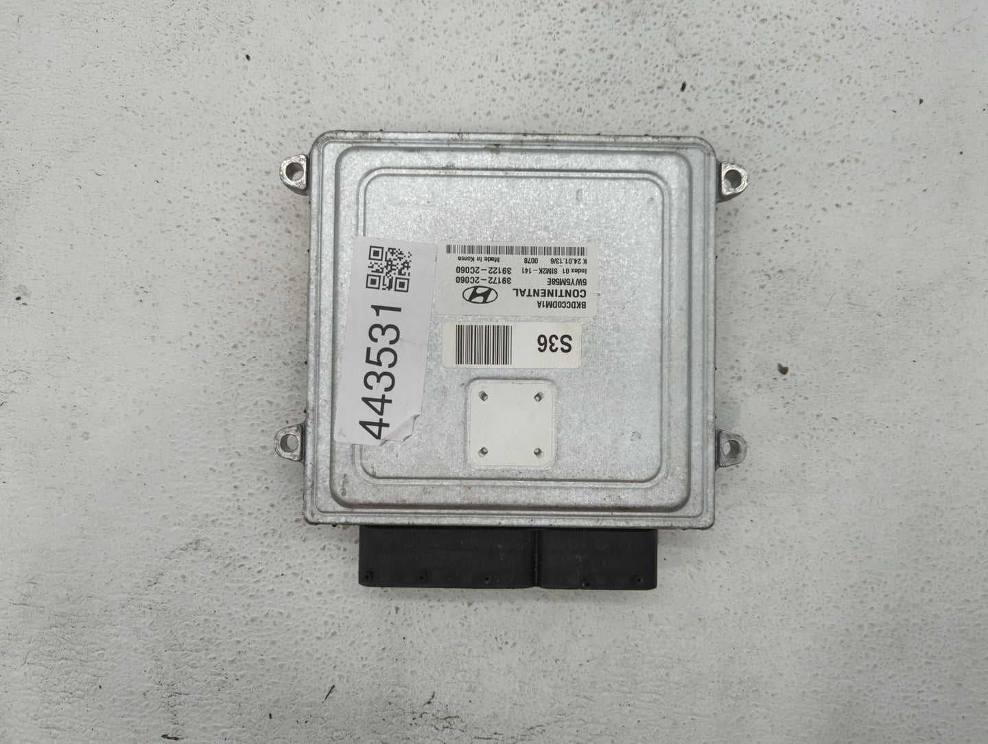 2013-2014 Hyundai Genesis PCM Engine Control Computer ECU ECM PCU OEM P/N:39122-2C060 39172-2C060 Fits Fits 2013 2014 OEM Us