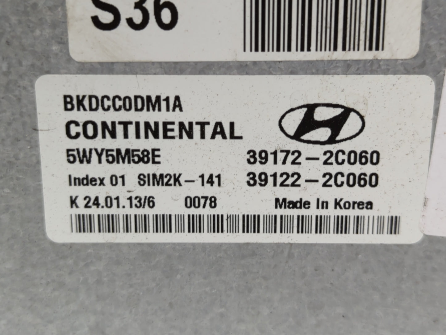 2013-2014 Hyundai Genesis PCM Engine Control Computer ECU ECM PCU OEM P/N:39122-2C060 39172-2C060 Fits Fits 2013 2014 OEM Us