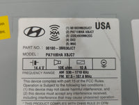 2011-2014 Hyundai Genesis Am Fm Cd Player Radio Receiver - Oemusedautoparts1.com