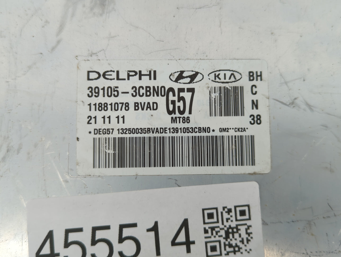 2012-2014 Hyundai Genesis PCM Engine Control Computer ECU ECM PCU OEM P/N:39105-3CBN0 95440-4F221 Fits Fits 2012 2013 2014 O