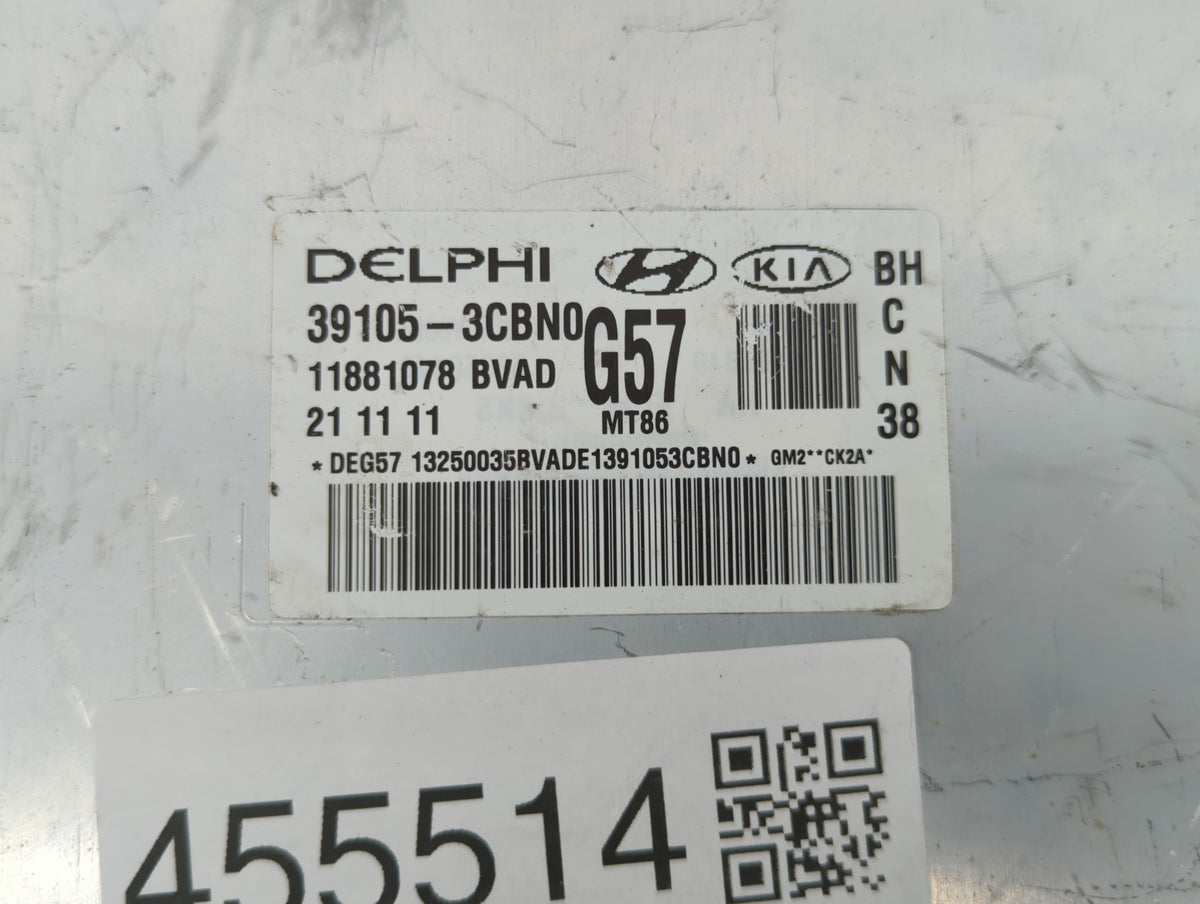 2012-2014 Hyundai Genesis PCM Engine Control Computer ECU ECM PCU OEM P/N:39105-3CBN0 95440-4F221, 95440-4F220 Fits 2012 201