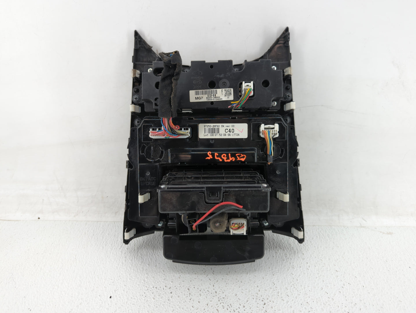 2013-2016 Hyundai Genesis Climate Control Module Temperature AC/Heater Replacement P/N:94300-2M800 97250 2MMC1 Fits OEM Used