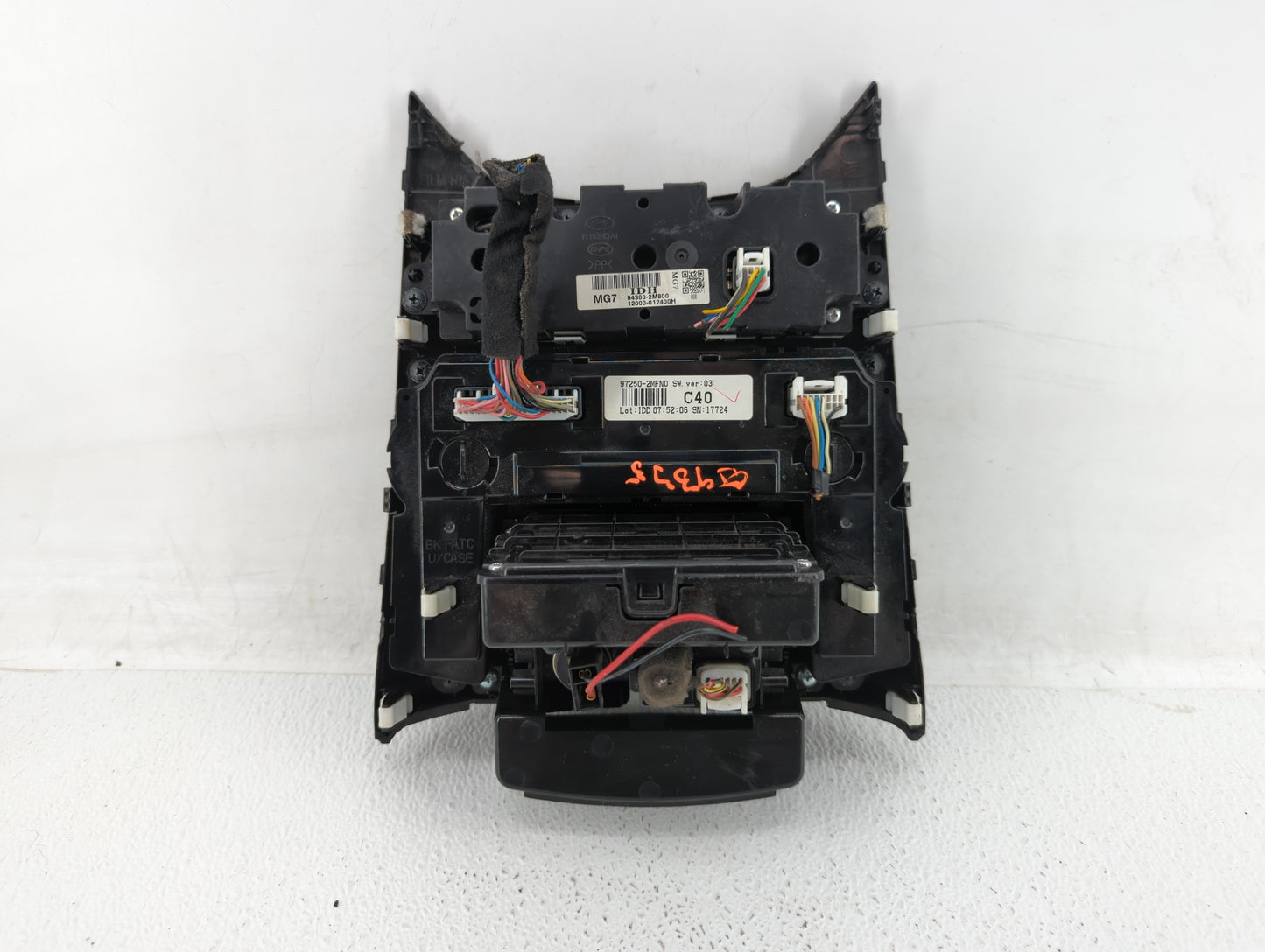 2013-2016 Hyundai Genesis Climate Control Module Temperature AC/Heater Replacement P/N:94300-2M800 97250 2MMC1 Fits OEM Used