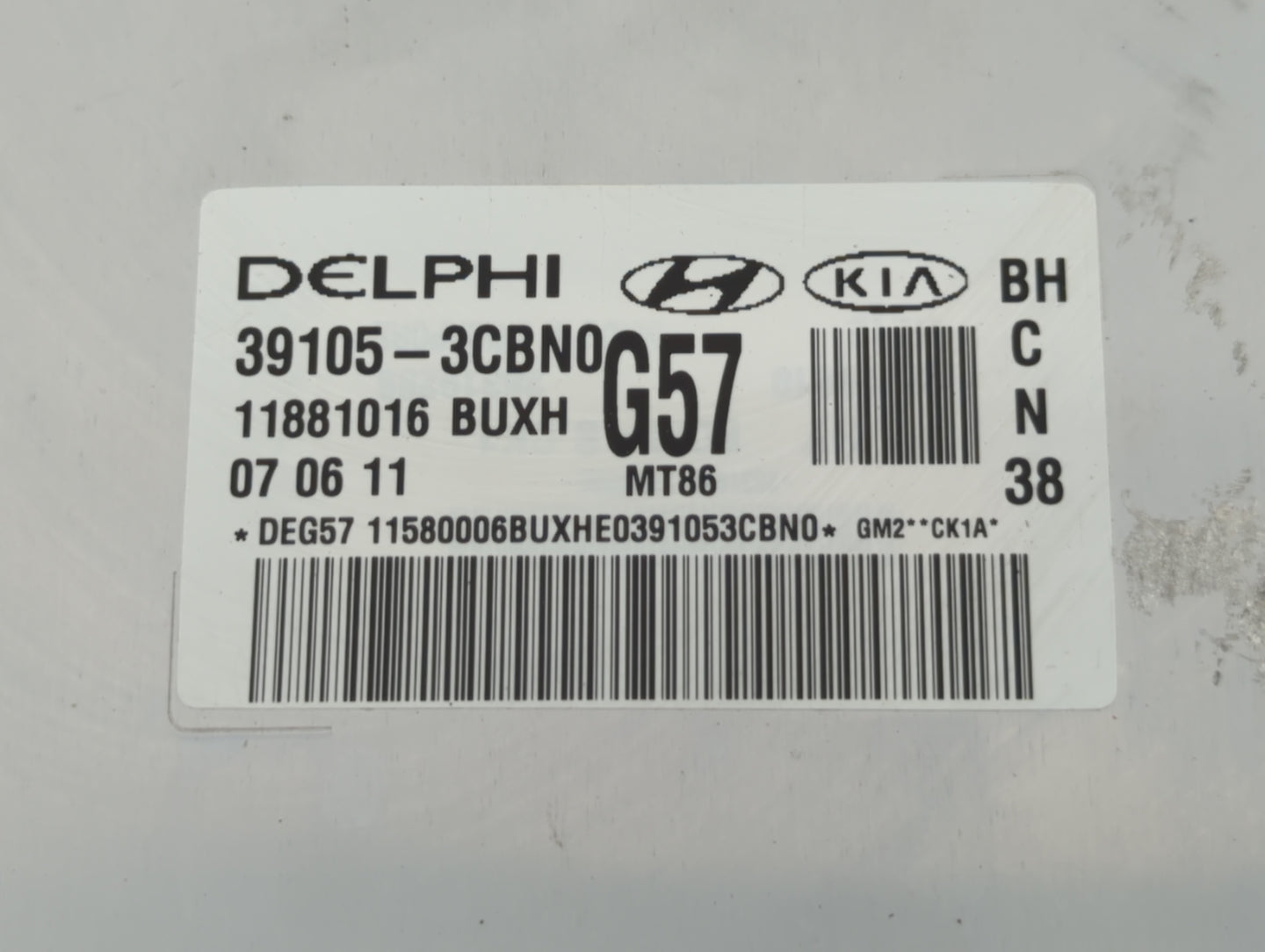 2012-2014 Hyundai Genesis PCM Engine Control Computer ECU ECM PCU OEM P/N:39105-3CBN2 39105-3CBN0 Fits Fits 2012 2013 2014 O