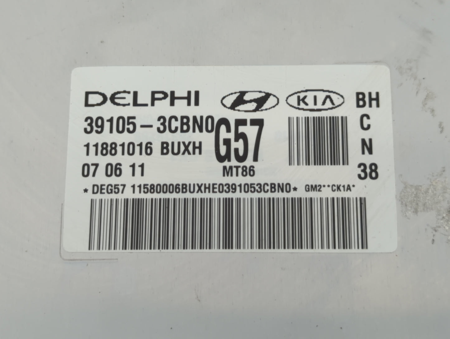 2012-2014 Hyundai Genesis PCM Engine Control Computer ECU ECM PCU OEM P/N:39105-3CBN2 39105-3CBN0 Fits Fits 2012 2013 2014 O