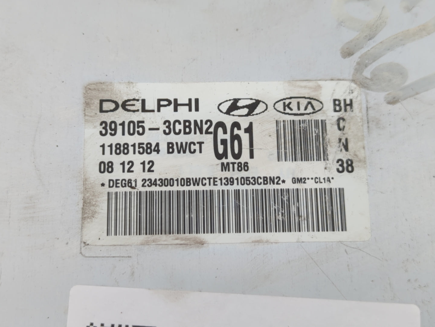 2012-2014 Hyundai Genesis PCM Engine Control Computer ECU ECM PCU OEM P/N:39105-3CBN2 39105-3CBN0 Fits Fits 2012 2013 2014 O