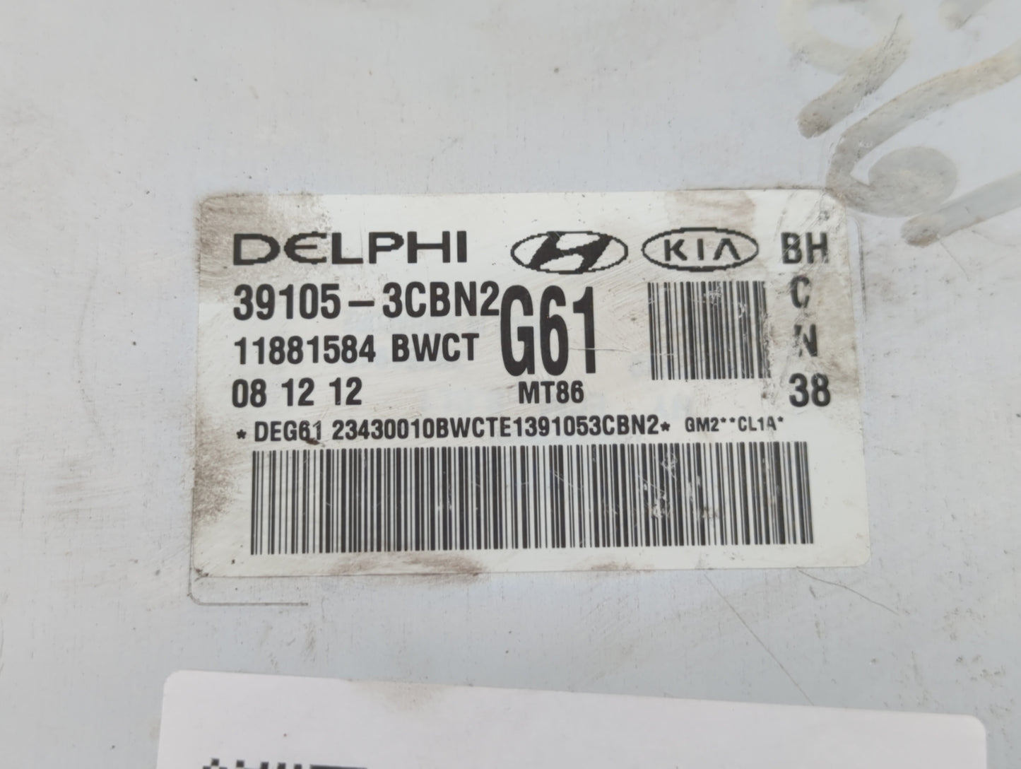 2012-2014 Hyundai Genesis PCM Engine Control Computer ECU ECM PCU OEM P/N:39105-3CBN2 39105-3CBN0 Fits Fits 2012 2013 2014 O