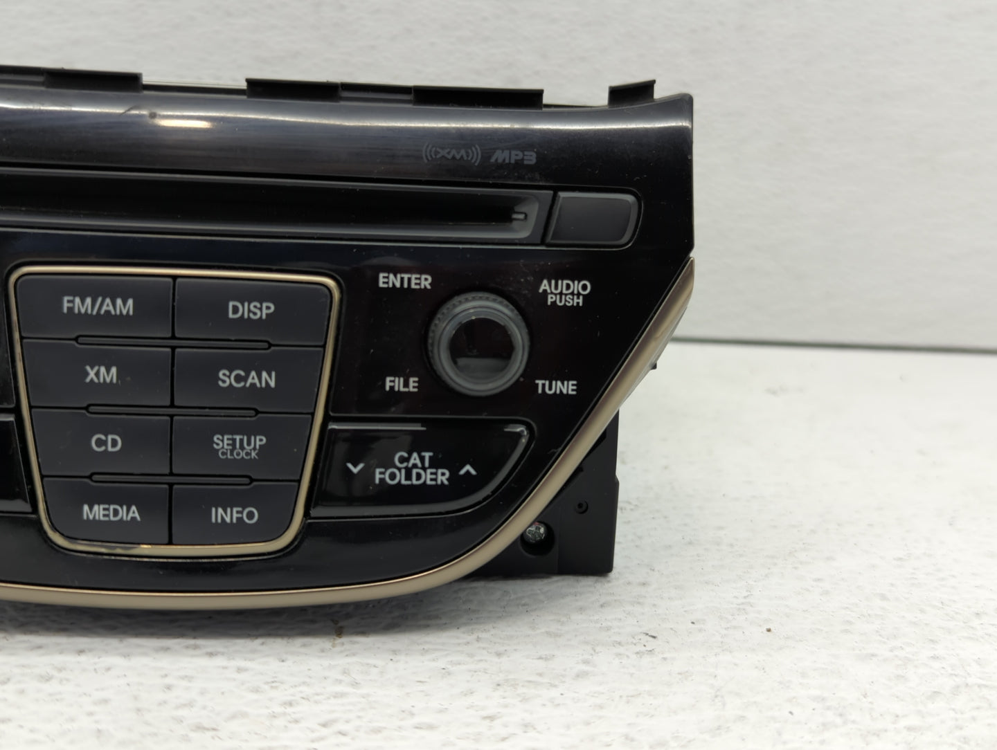 2013 Hyundai Genesis Radio AM FM Cd Player Receiver Replacement P/N:96180-2M117YHG Fits OEM Used Auto Parts - Oemusedautopar