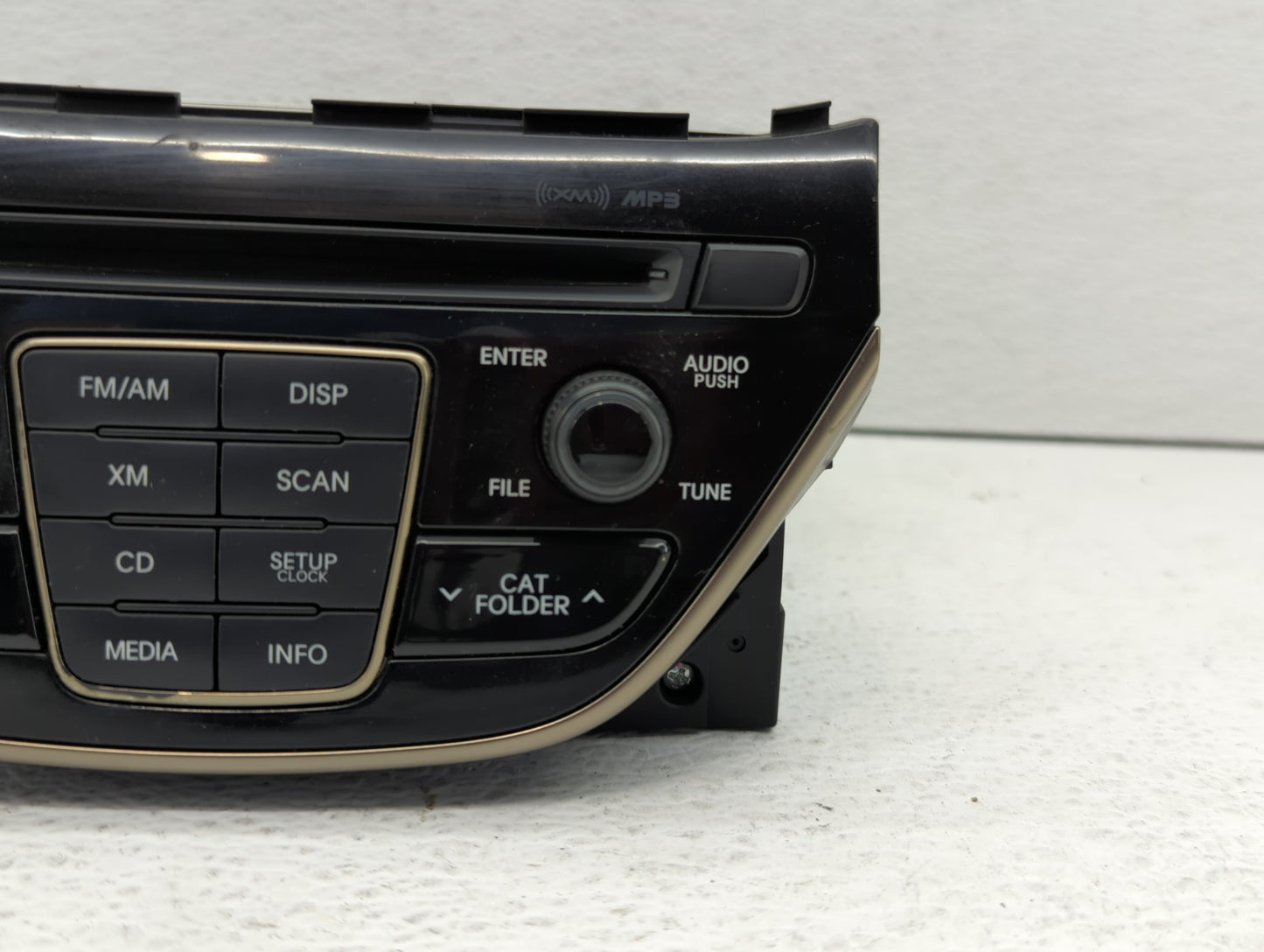 2013 Hyundai Genesis Radio AM FM Cd Player Receiver Replacement P/N:96180-2M117YHG Fits OEM Used Auto Parts - Oemusedautopar