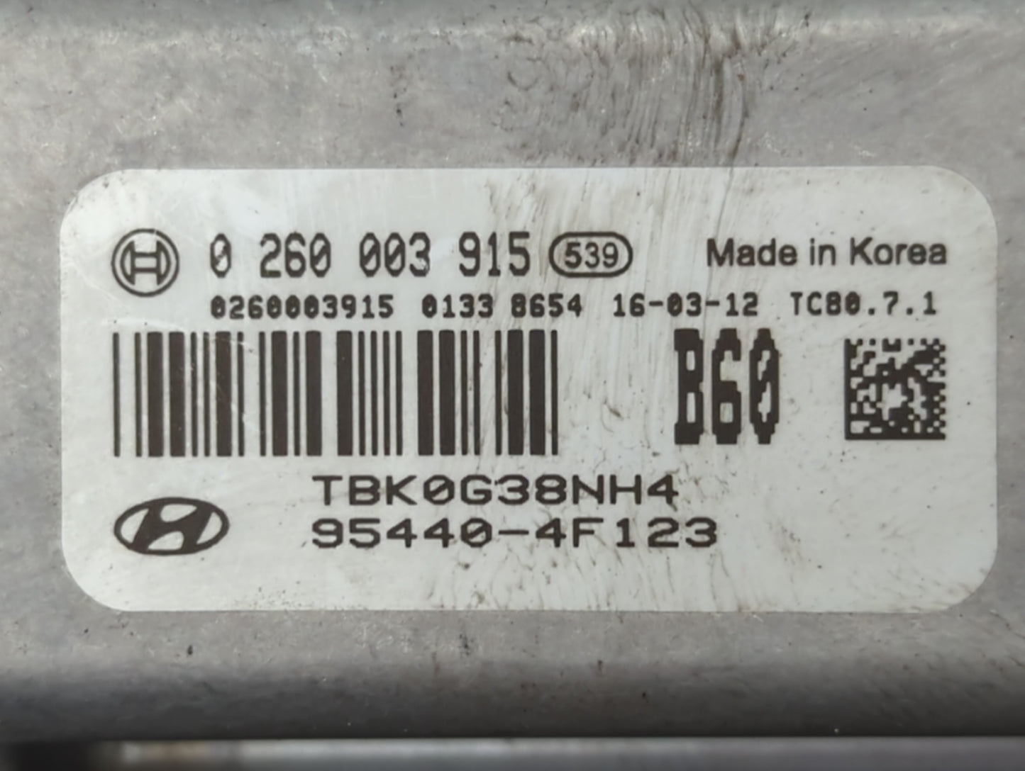 2013-2016 Hyundai Genesis Chassis Control Module Ccm Bcm Body Control - Oemusedautoparts1.com