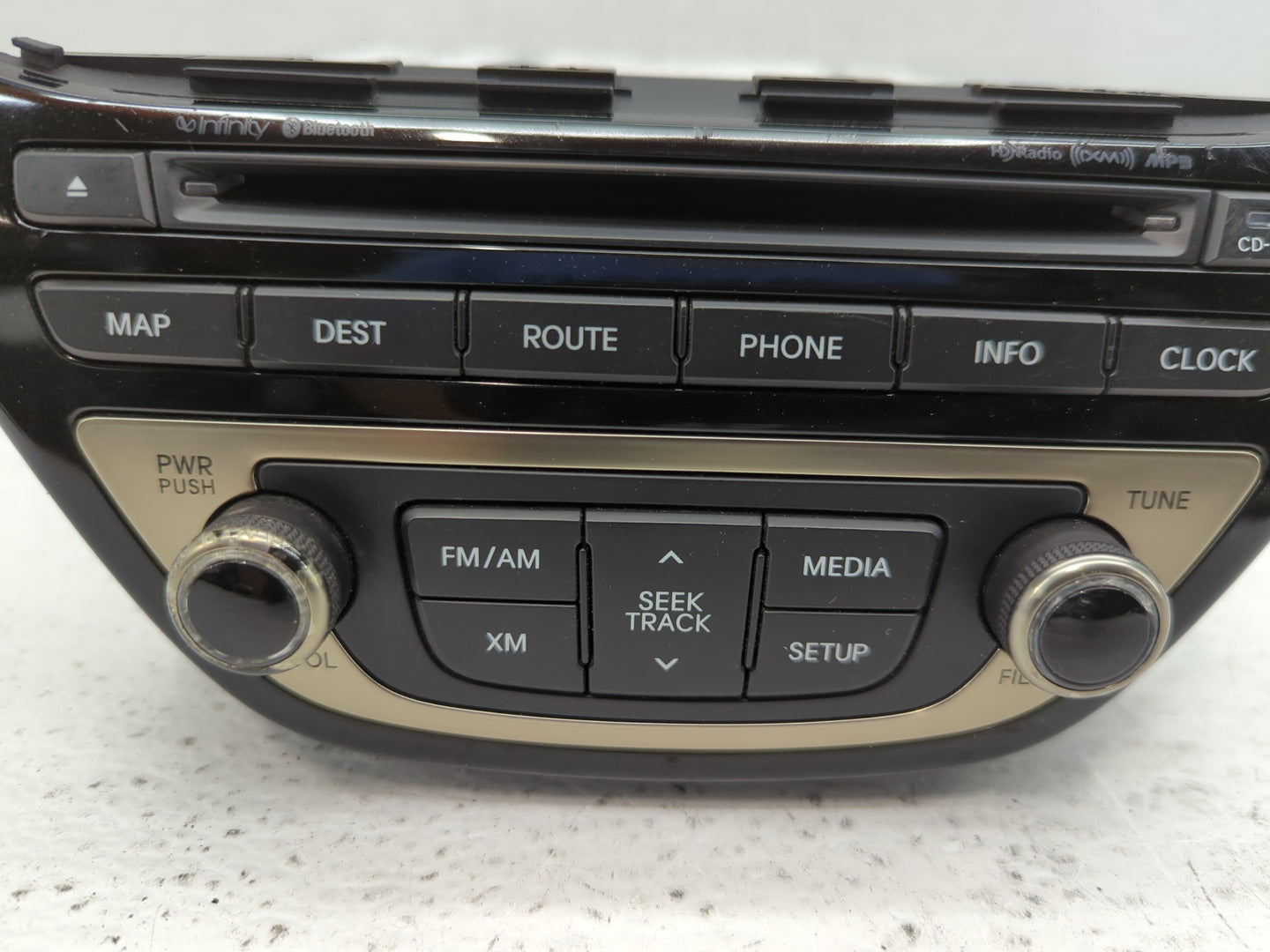 2013-2015 Hyundai Genesis Radio AM FM Cd Player Receiver Replacement P/N:96560-2M770YHG 965602M770YHG Fits Fits 2013 2014 20
