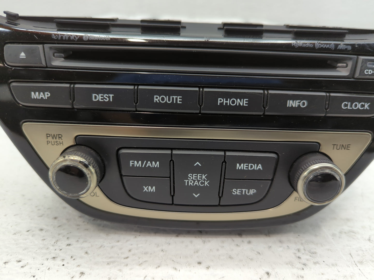 2013-2015 Hyundai Genesis Radio AM FM Cd Player Receiver Replacement P/N:96560-2M770YHG 965602M770YHG Fits Fits 2013 2014 20