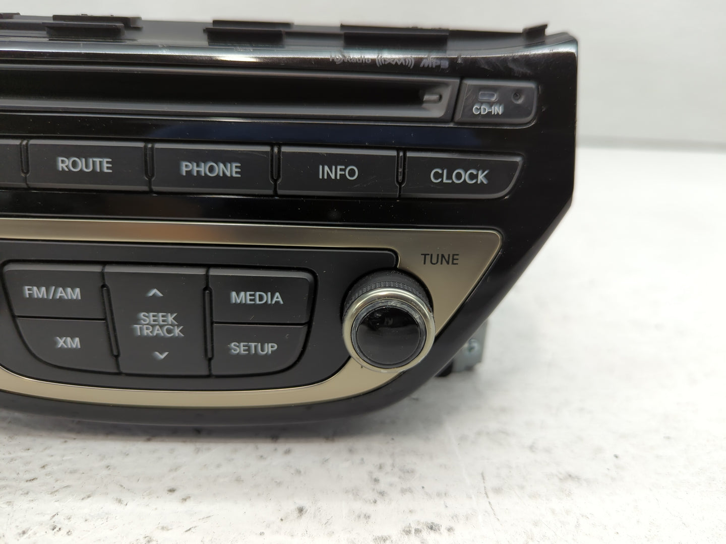 2013-2015 Hyundai Genesis Radio AM FM Cd Player Receiver Replacement P/N:96560-2M770YHG 965602M770YHG Fits Fits 2013 2014 20