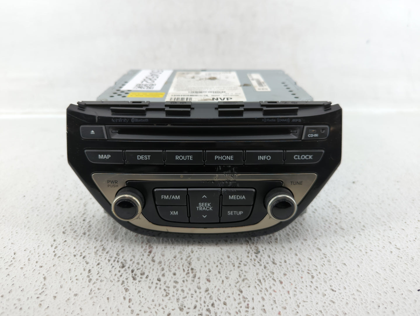2013-2015 Hyundai Genesis Radio AM FM Cd Player Receiver Replacement P/N:96560-2M770YHG Fits Fits 2013 2014 2015 OEM Used Au