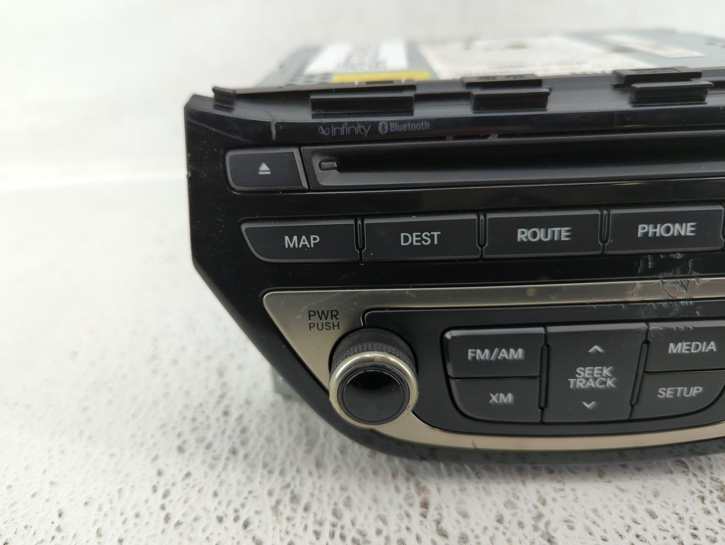 2013-2015 Hyundai Genesis Radio AM FM Cd Player Receiver Replacement P/N:96560-2M770YHG Fits Fits 2013 2014 2015 OEM Used Au