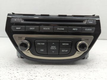 2013-2015 Hyundai Genesis Radio AM FM Cd Player Receiver Replacement P/N:96560-2M770YHG Fits Fits 2013 2014 2015 OEM Used Au
