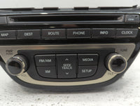 2013-2015 Hyundai Genesis Radio AM FM Cd Player Receiver Replacement P/N:96560-2M770YHG Fits Fits 2013 2014 2015 OEM Used Au