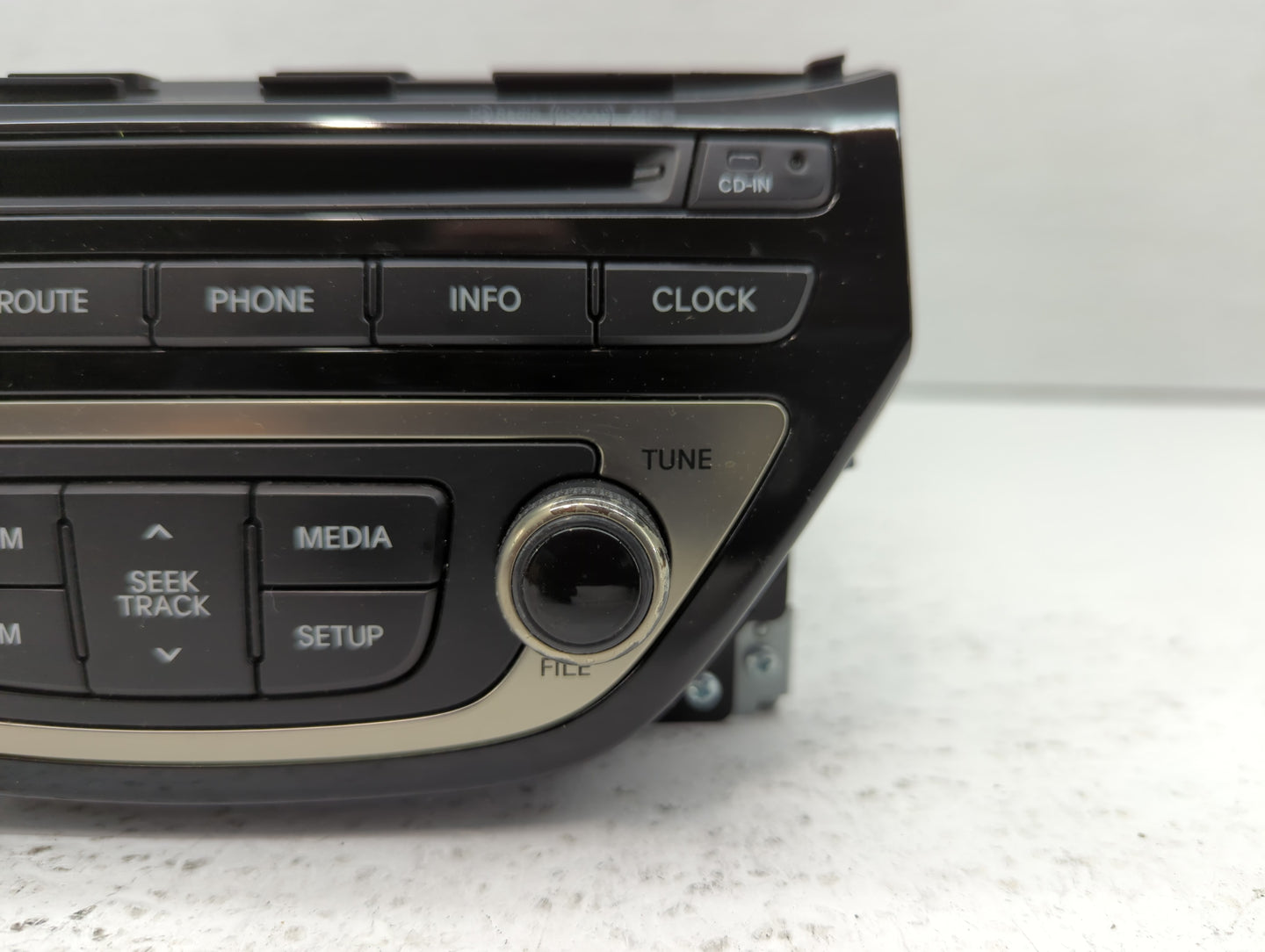 2013-2015 Hyundai Genesis Radio AM FM Cd Player Receiver Replacement P/N:96560-2M770YHG Fits Fits 2013 2014 2015 OEM Used Au