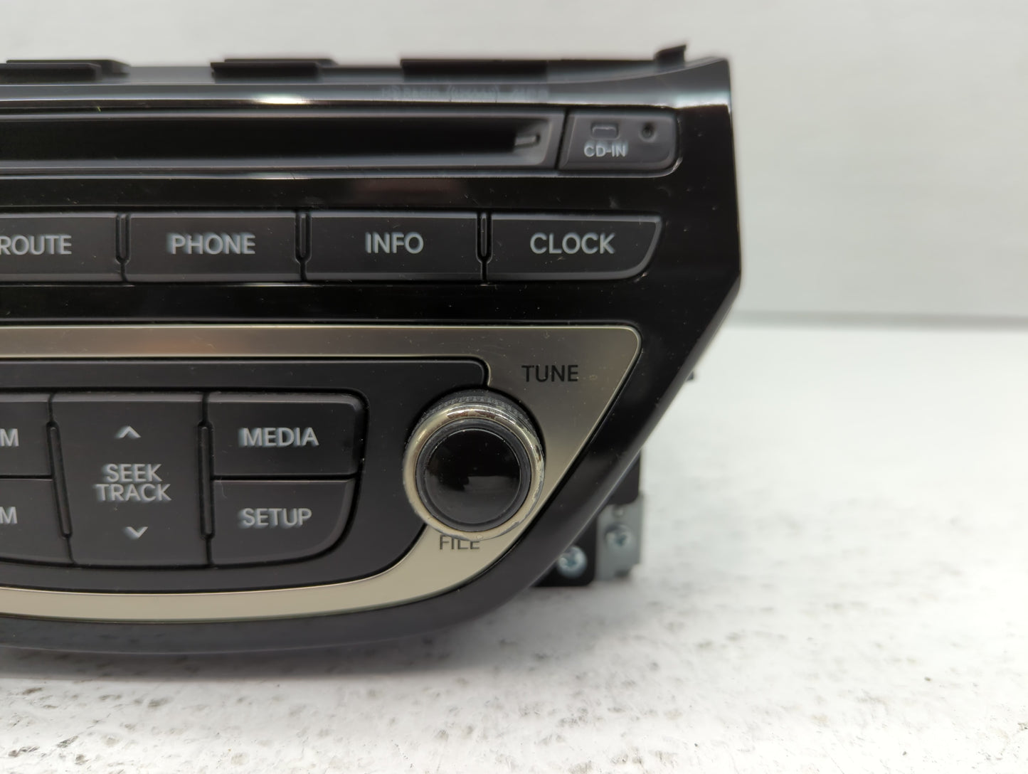 2013-2015 Hyundai Genesis Radio AM FM Cd Player Receiver Replacement P/N:96560-2M770YHG Fits Fits 2013 2014 2015 OEM Used Au
