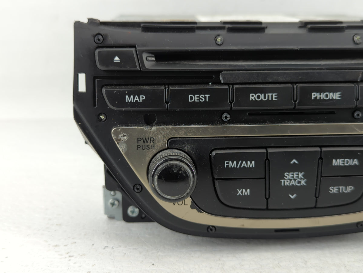 2013-2015 Hyundai Genesis Am Fm Cd Player Radio Receiver 511307 - Oemusedautoparts1.com