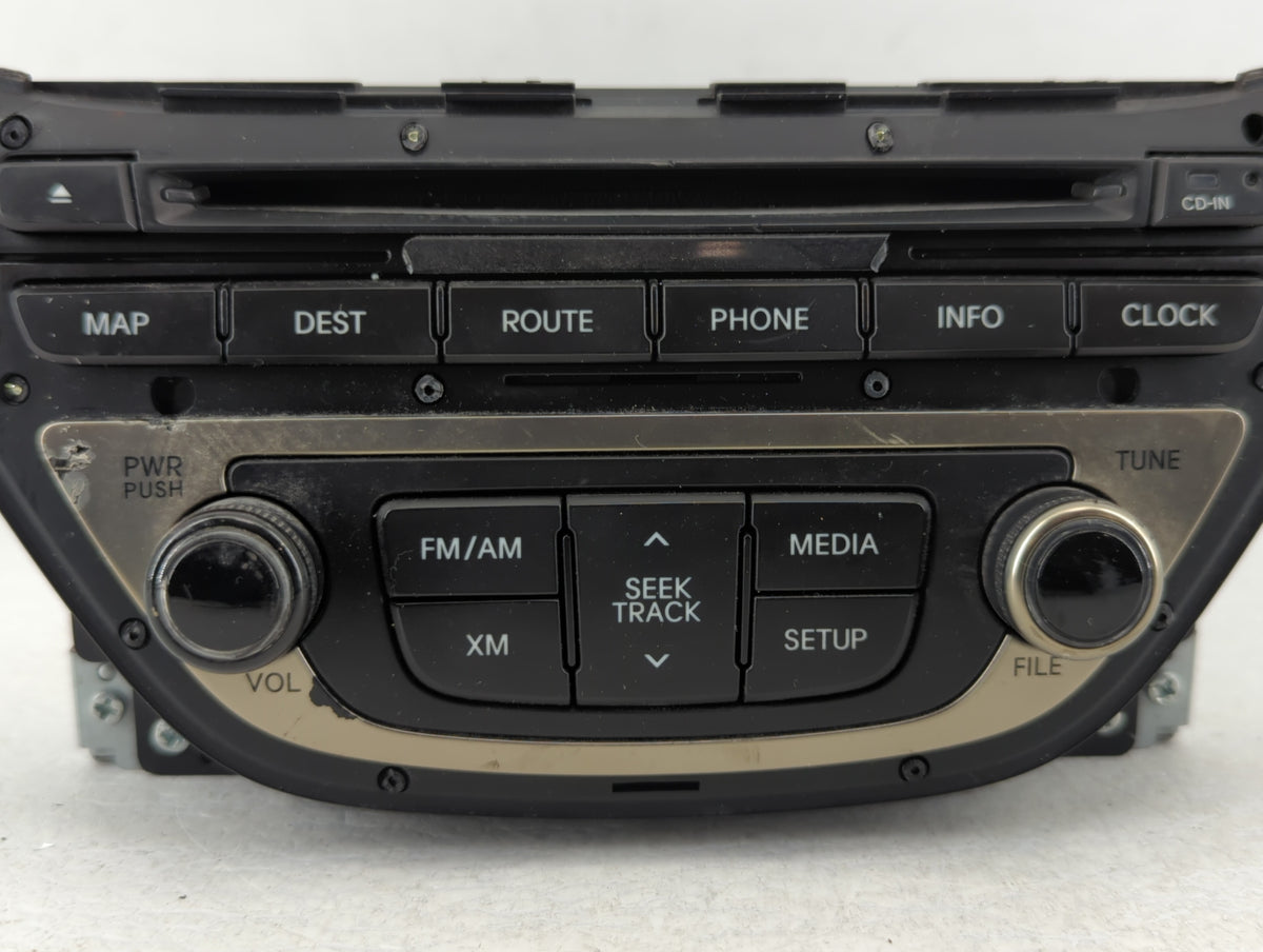 2013-2015 Hyundai Genesis Am Fm Cd Player Radio Receiver 511307 - Oemusedautoparts1.com