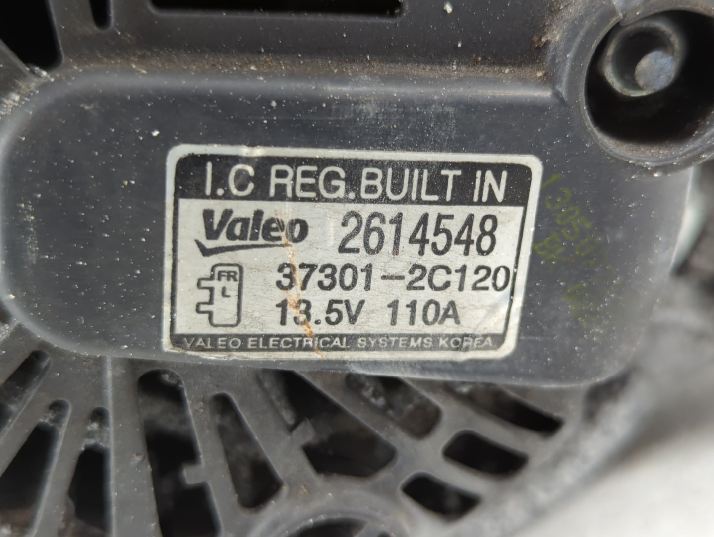 2013-2014 Hyundai Genesis Alternator Replacement Generator Charging Assembly Engine OEM P/N:37301-2C120 Fits Fits 2013 2014 