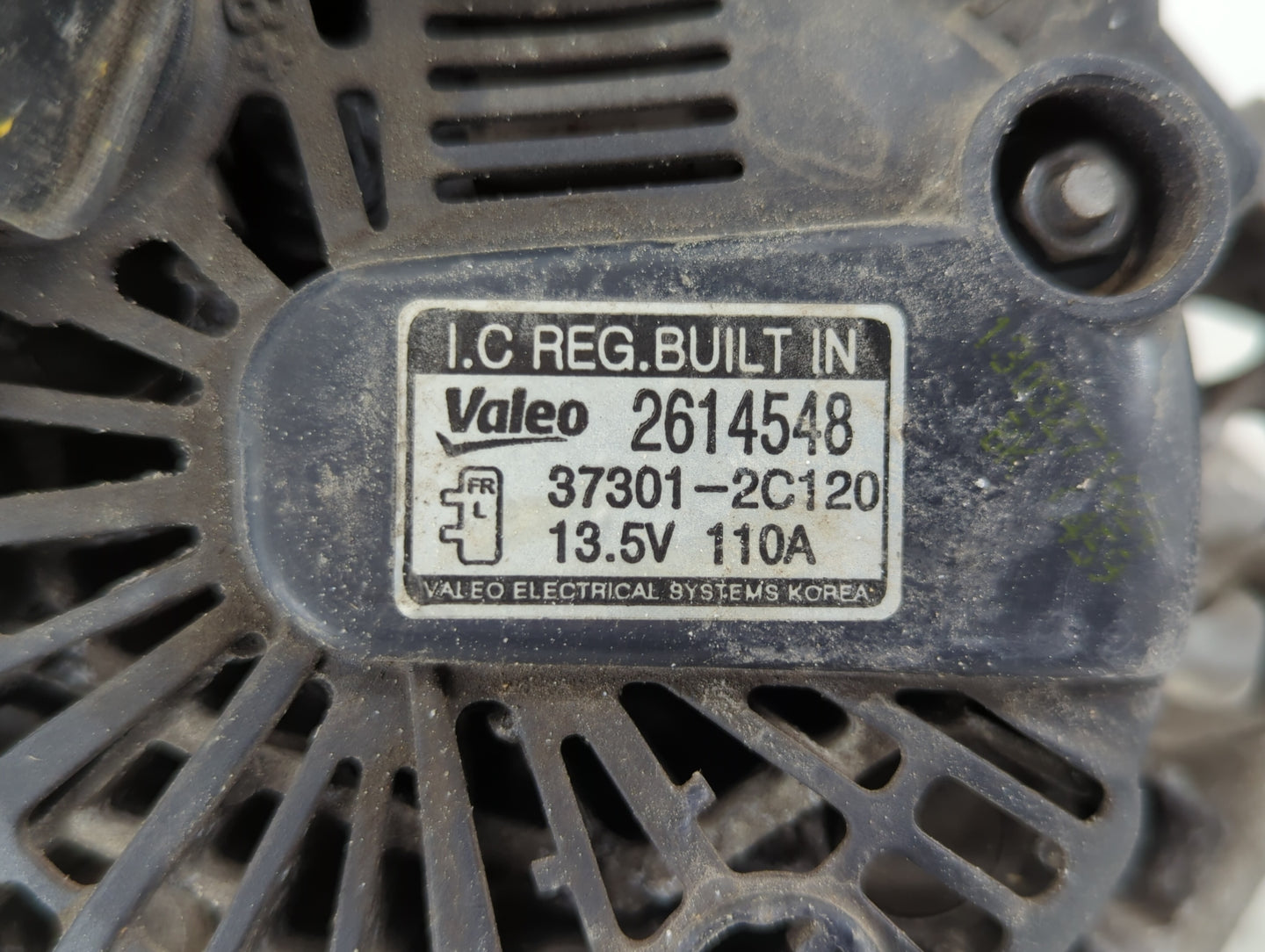 2013-2014 Hyundai Genesis Alternator Replacement Generator Charging Assembly Engine OEM P/N:37301-2C120 Fits Fits 2013 2014 