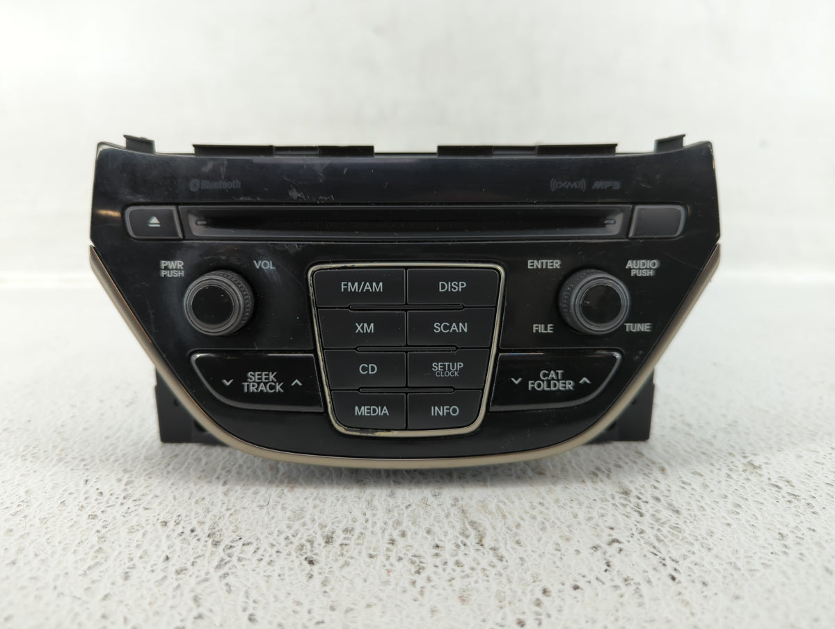 2013-2015 Hyundai Genesis Am Fm Cd Player Radio Receiver 520440 - Oemusedautoparts1.com