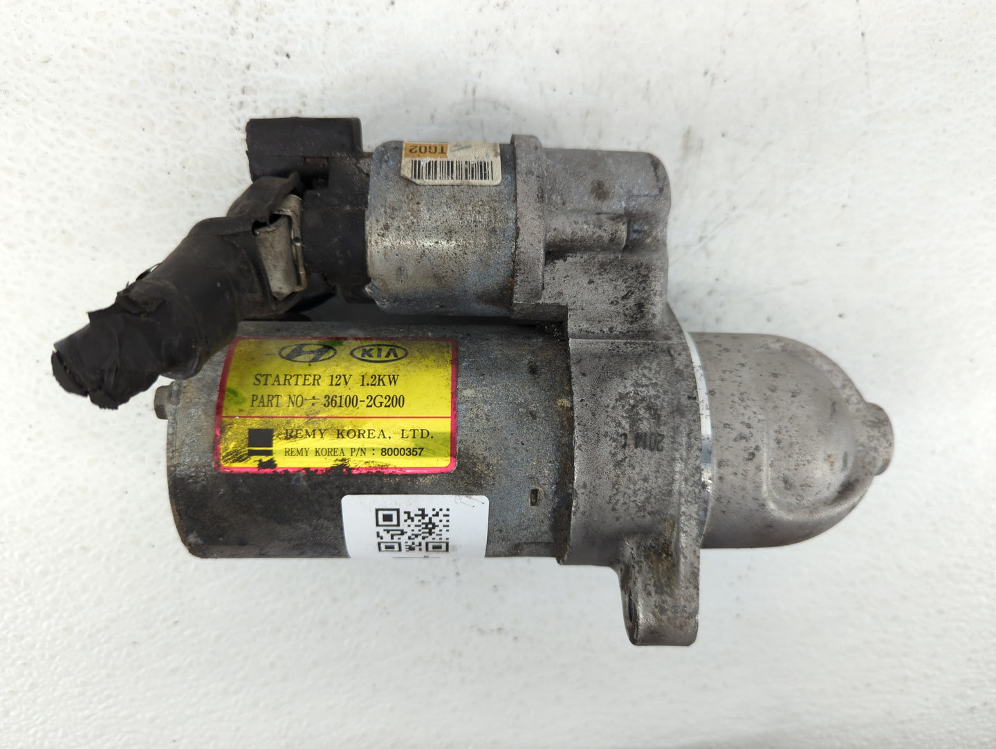 2013-2014 Hyundai Genesis Car Starter Motor Solenoid OEM P/N:8000357 36100-2G200 Fits OEM Used Auto Parts - Oemusedautoparts