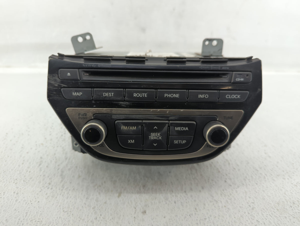 2013-2016 Hyundai Genesis Am Fm Cd Player Radio Receiver 549054 - Oemusedautoparts1.com