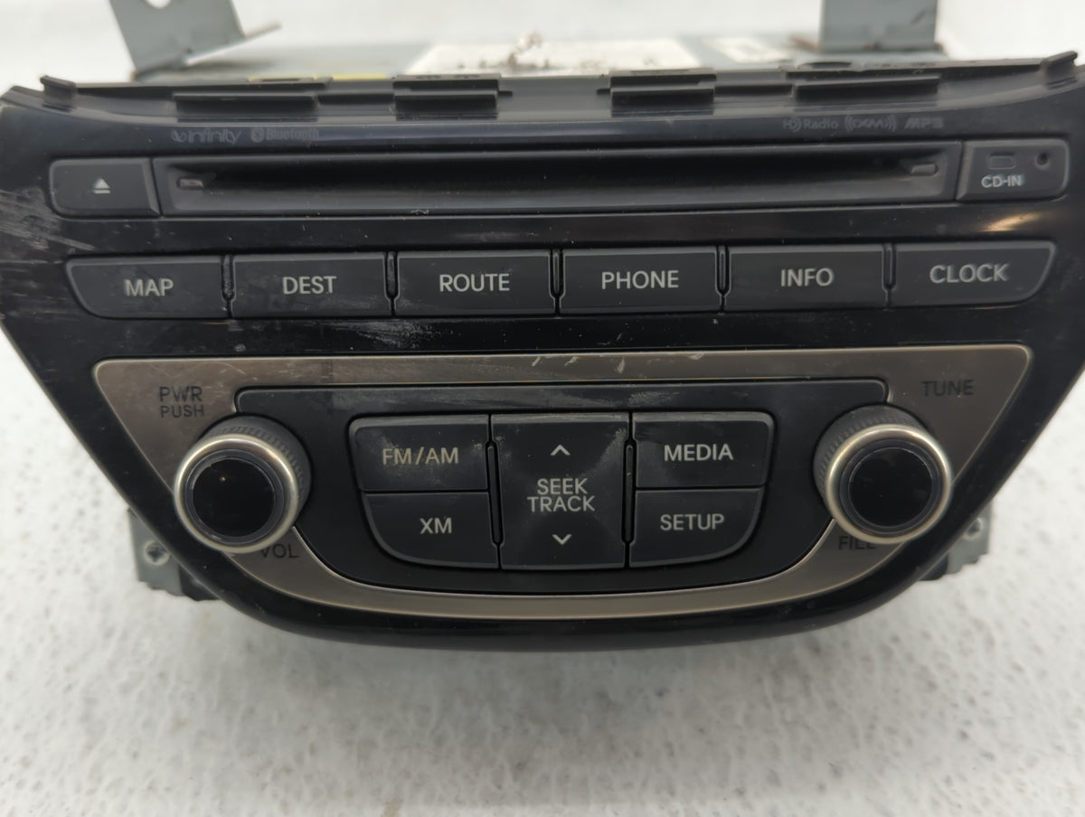 2013-2016 Hyundai Genesis Am Fm Cd Player Radio Receiver 549054 - Oemusedautoparts1.com