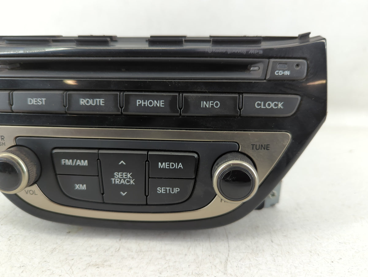 2013-2015 Hyundai Genesis Am Fm Cd Player Radio Receiver 549586 - Oemusedautoparts1.com