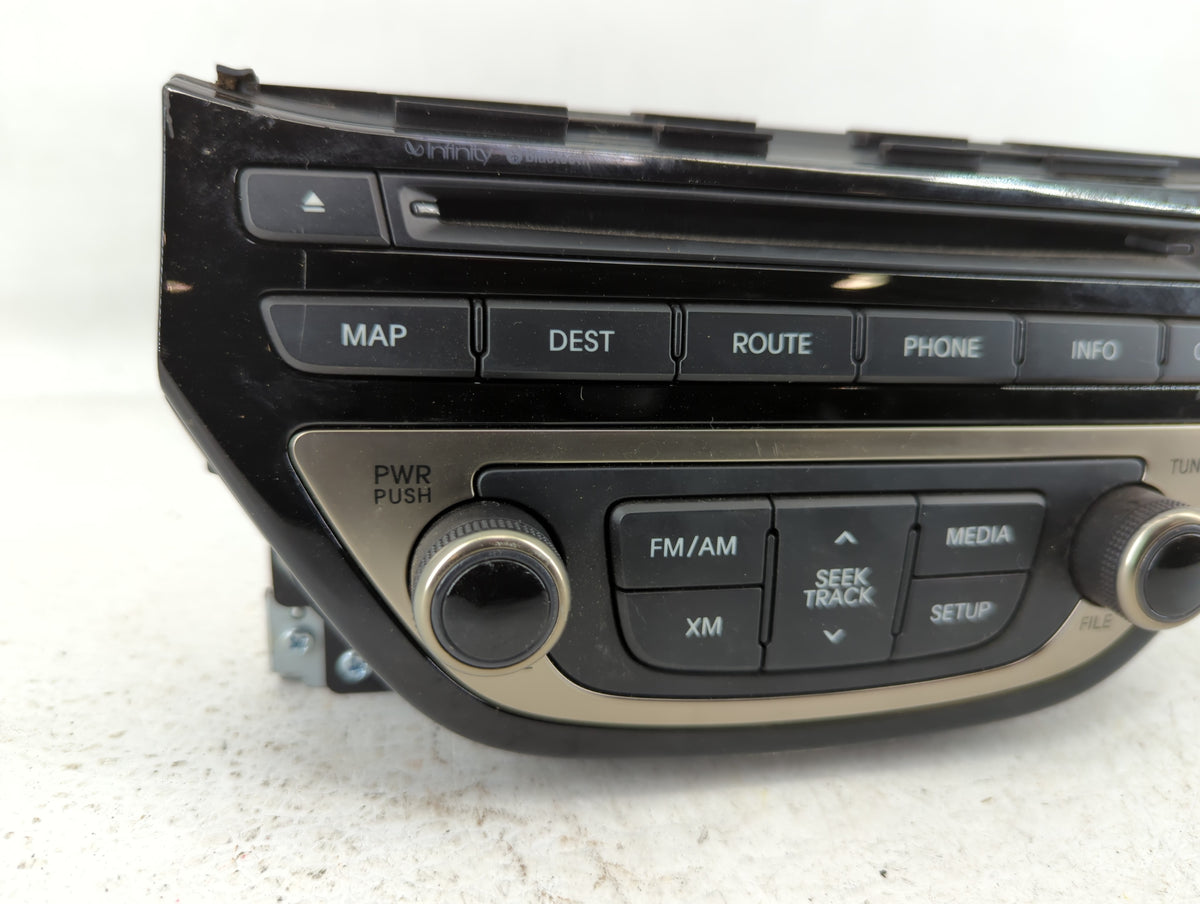 2013-2015 Hyundai Genesis Am Fm Cd Player Radio Receiver 554999 - Oemusedautoparts1.com