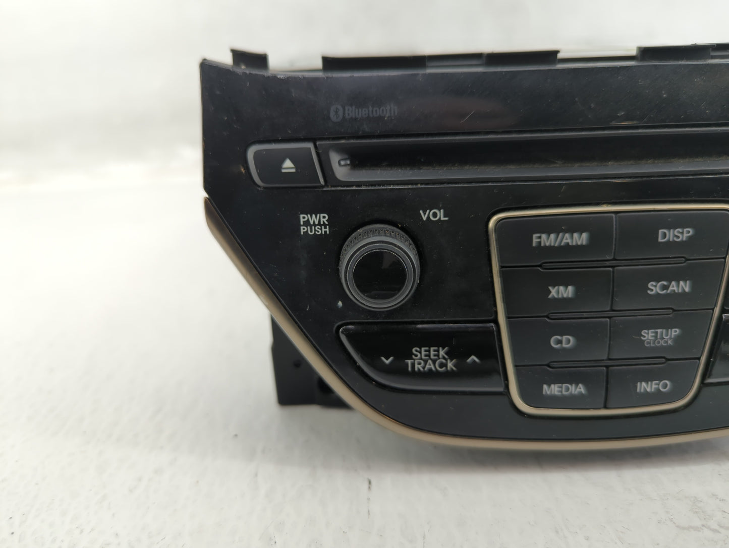 2013 Hyundai Genesis Radio AM FM Cd Player Receiver Replacement P/N:96180-2M117YHG Fits OEM Used Auto Parts - Oemusedautopar