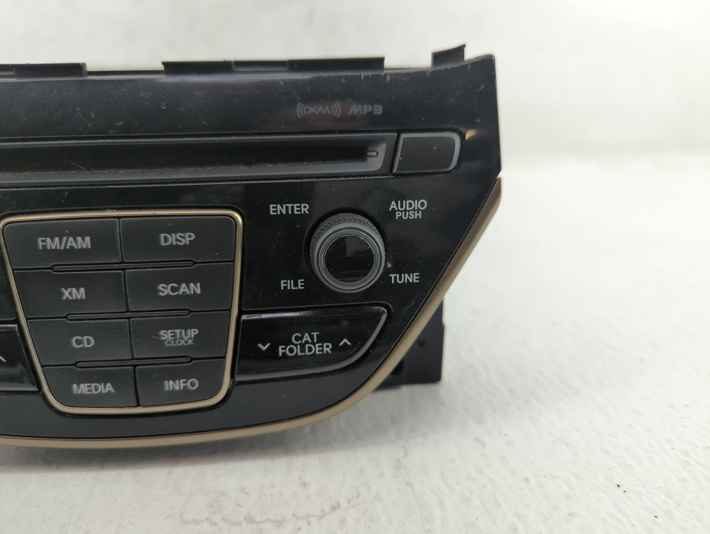 2013 Hyundai Genesis Radio AM FM Cd Player Receiver Replacement P/N:96180-2M117YHG Fits OEM Used Auto Parts - Oemusedautopar
