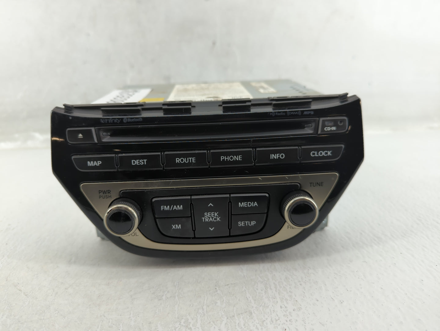 2013-2015 Hyundai Genesis Radio AM FM Cd Player Receiver Replacement P/N:96560-2M770YHG Fits Fits 2013 2014 2015 OEM Used Au