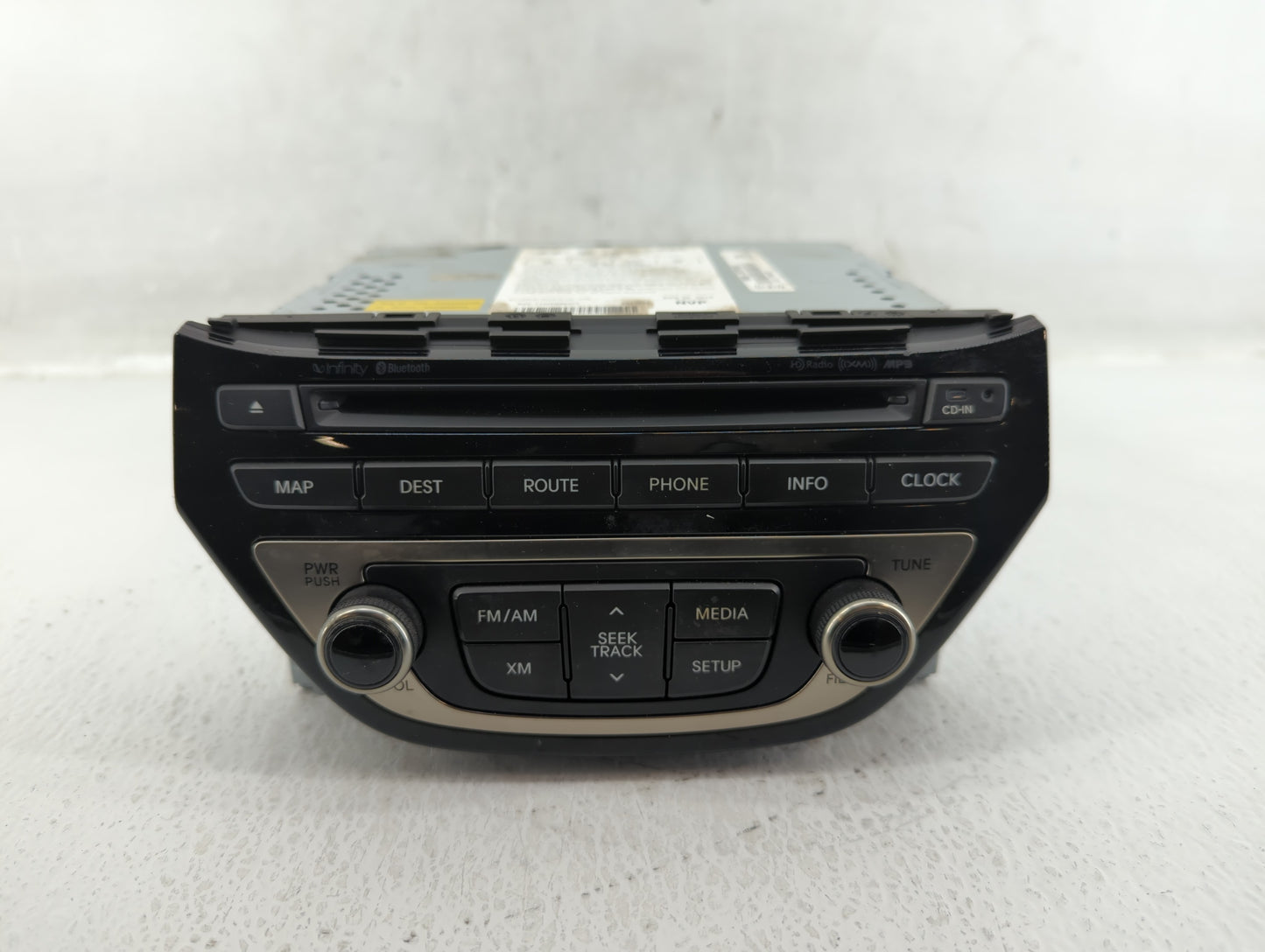 2013-2015 Hyundai Genesis Radio AM FM Cd Player Receiver Replacement P/N:96560-2M770YHG Fits Fits 2013 2014 2015 OEM Used Au