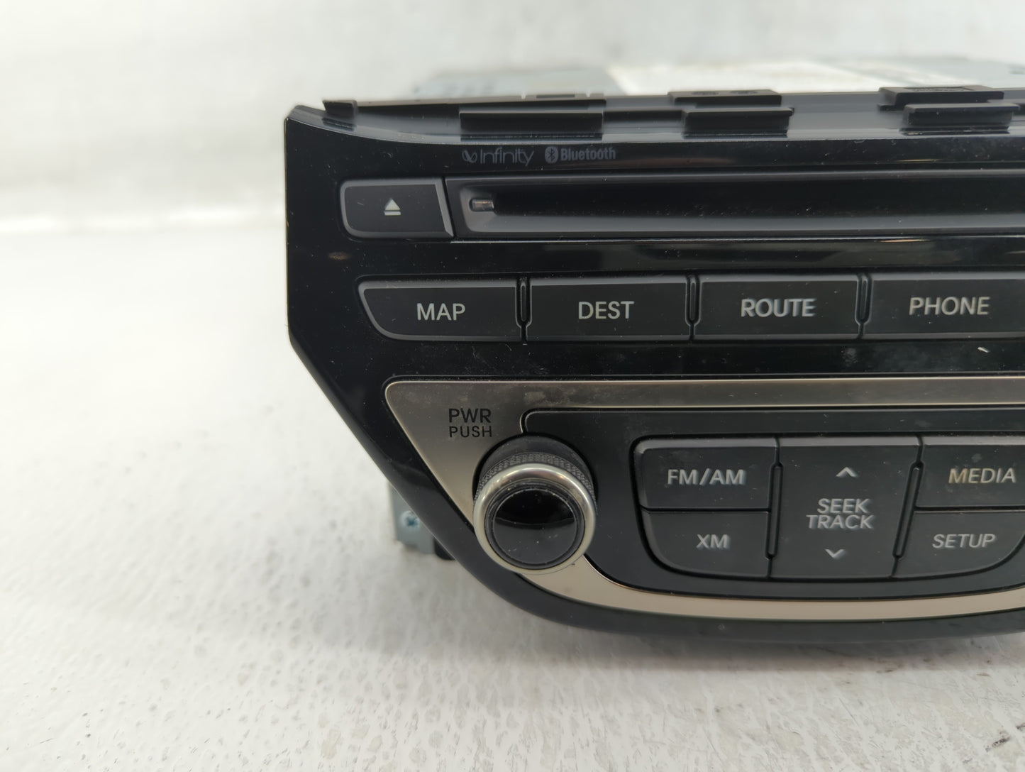 2013-2015 Hyundai Genesis Radio AM FM Cd Player Receiver Replacement P/N:96560-2M770YHG Fits Fits 2013 2014 2015 OEM Used Au