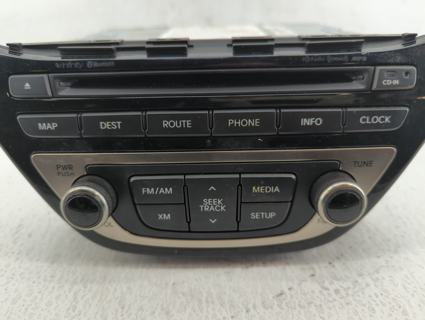 2013-2015 Hyundai Genesis Radio AM FM Cd Player Receiver Replacement P/N:96560-2M770YHG Fits Fits 2013 2014 2015 OEM Used Au