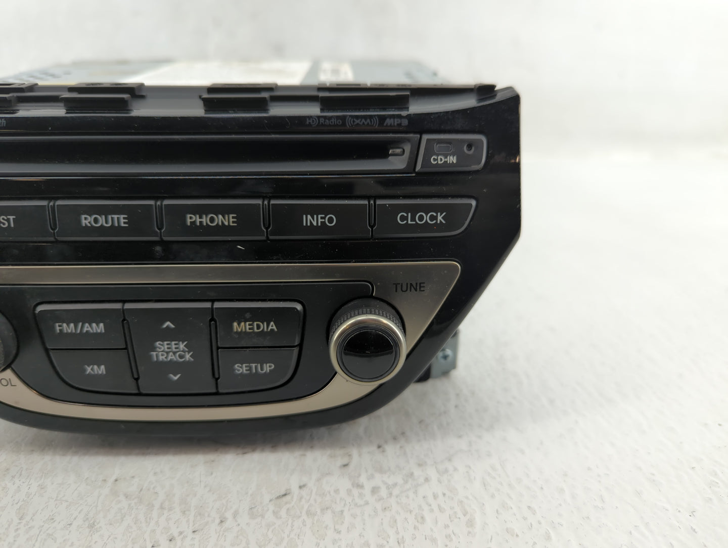 2013-2015 Hyundai Genesis Radio AM FM Cd Player Receiver Replacement P/N:96560-2M770YHG Fits Fits 2013 2014 2015 OEM Used Au