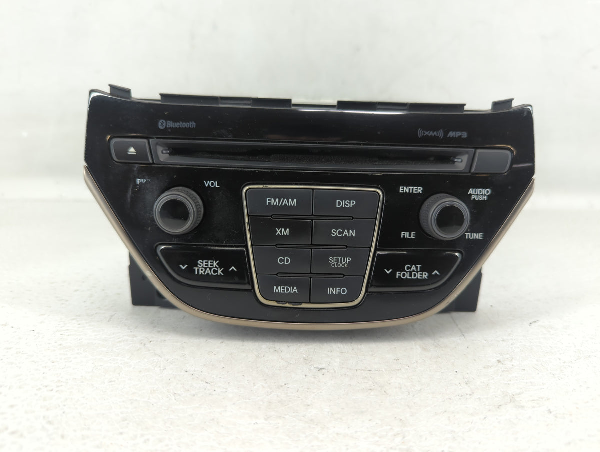 2013-2013 Hyundai Genesis Am Fm Cd Player Radio Receiver 582976 - Oemusedautoparts1.com