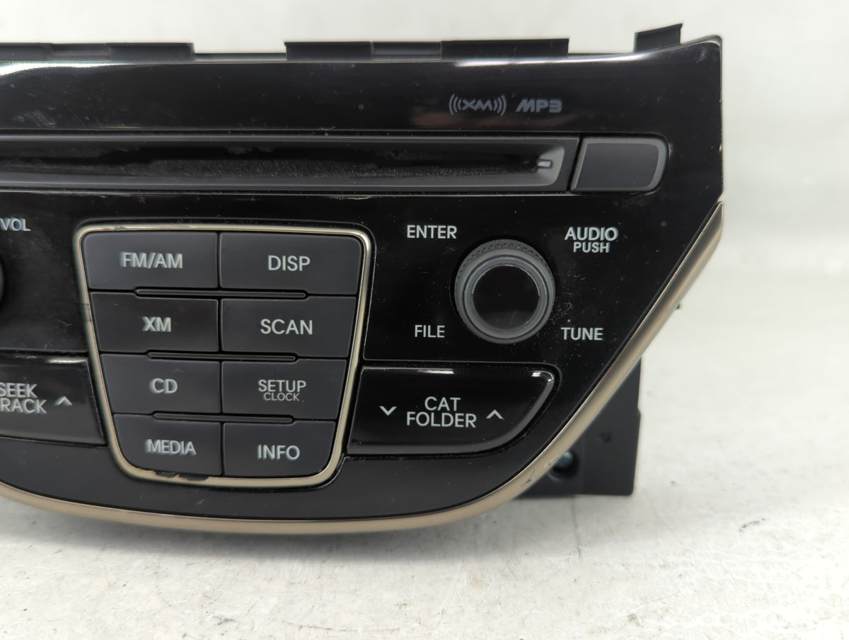 2013-2013 Hyundai Genesis Am Fm Cd Player Radio Receiver 582976 - Oemusedautoparts1.com