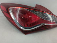 2013-2016 Hyundai Genesis Tail Light Assembly Driver Left OEM P/N:92401-2M5 Fits Fits 2013 2014 2015 2016 OEM Used Auto Part