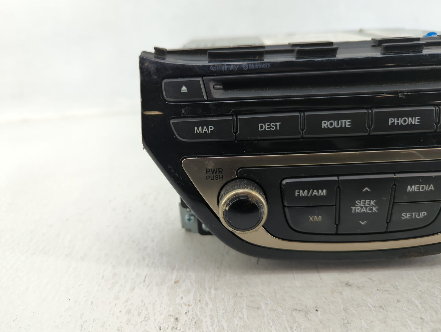 2013-2015 Hyundai Genesis Radio AM FM Cd Player Receiver Replacement P/N:96560-2M760YHG Fits Fits 2013 2014 2015 OEM Used Au
