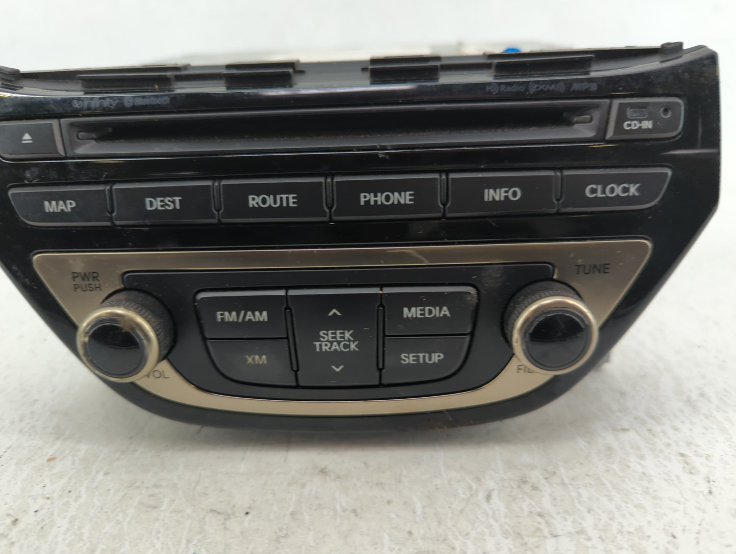 2013-2015 Hyundai Genesis Radio AM FM Cd Player Receiver Replacement P/N:96560-2M760YHG Fits Fits 2013 2014 2015 OEM Used Au